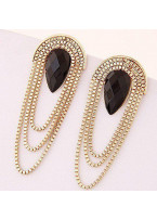 Gold-Plated Tassel Earrings