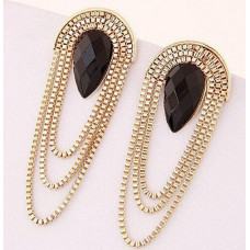 Gold-Plated Tassel Earrings